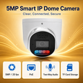 YGH 5MP PoE IP dome camera, front view