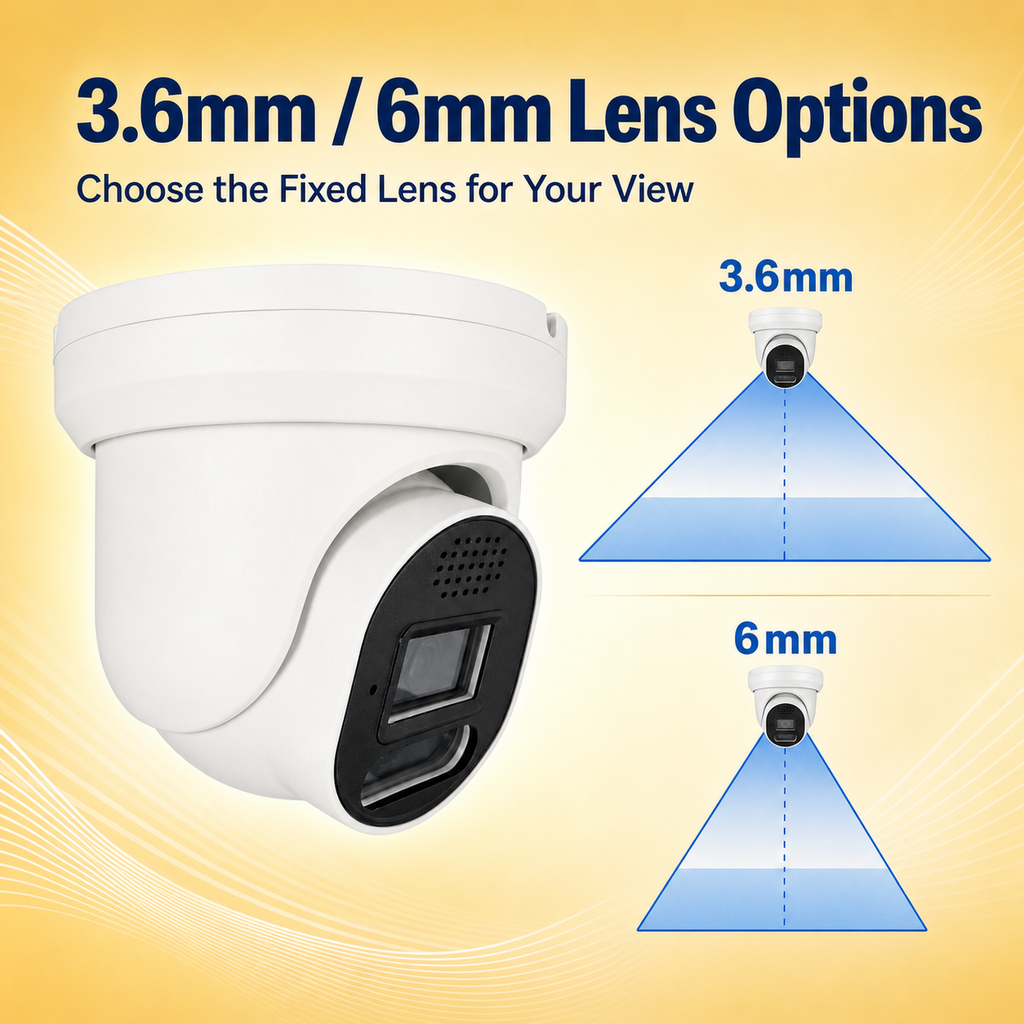 YGH-400B2I-12 4MP Full-Color IP Dome Camera