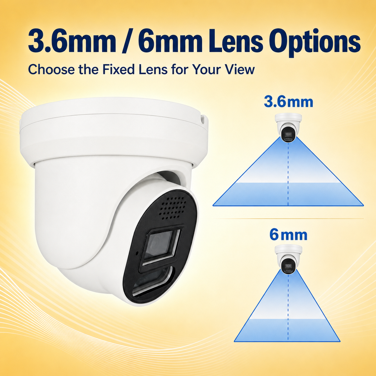 YGH-400B2I-12 4MP Full-Color IP Dome Camera