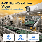 YGH-TST16CIFNP-4MP-16CH 4MP 16-Channel Wired IP Camera System