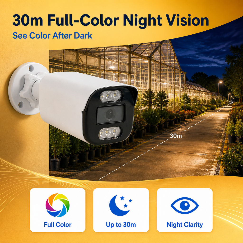 YGH-TST08CIFNP-4MP-8CH 4MP 8-Channel Wired IP Camera System