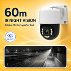 IP PTZ camera detecting vehicles at a secured ferry terminal checkpoint