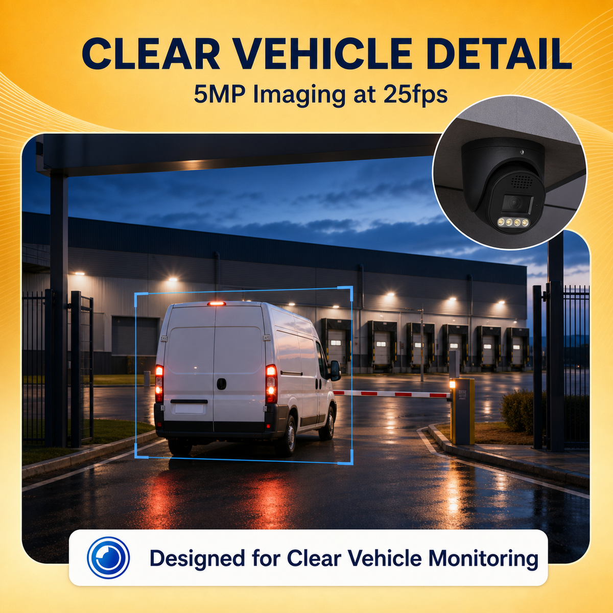 5MP 4-Channel PoE IP Camera System with Two-Way Audio
