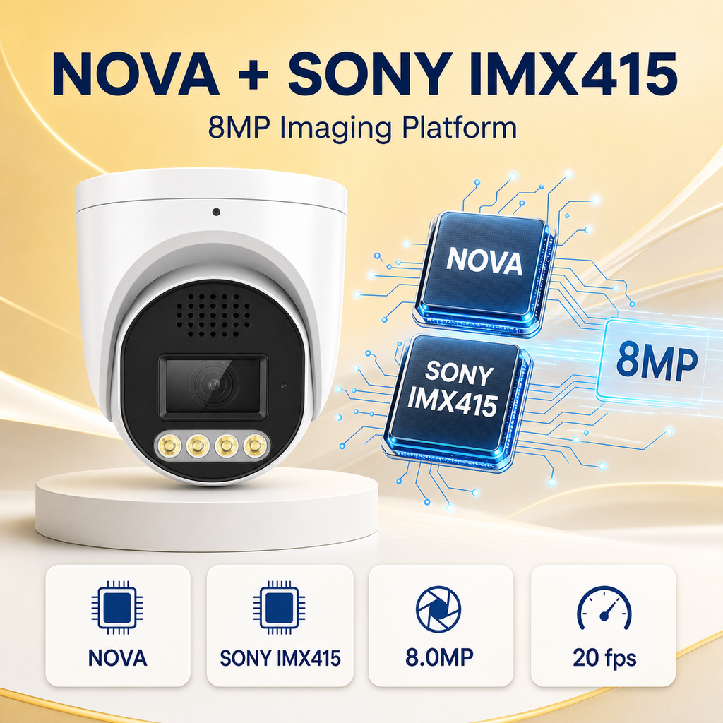8MP 16CH IP Camera System with Full-Color Night Vision