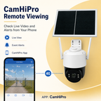 3MP 4G Solar PTZ Security Camera with AOV Recording & Dual SIM