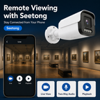 Seetong mobile remote viewing for live bullet camera monitoring