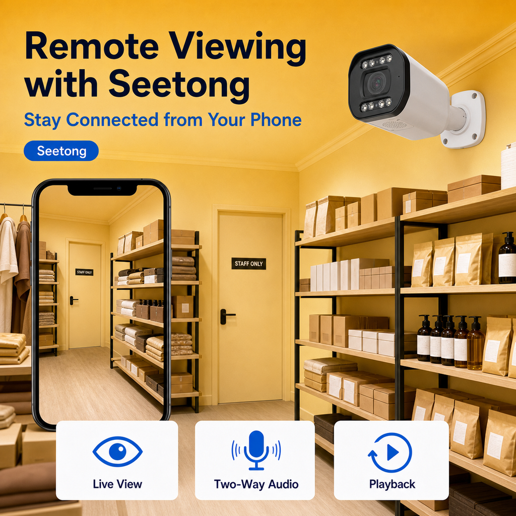 Seetong mobile remote viewing for live camera monitoring anywhere