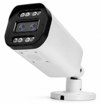 High-definition view of the dual-camera metal IP security camera